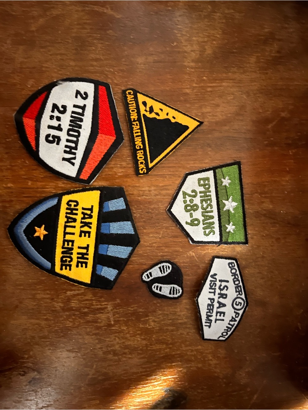 Kids Adventure Bible Verse Patch Set - Multicolor Embroidered Badges
